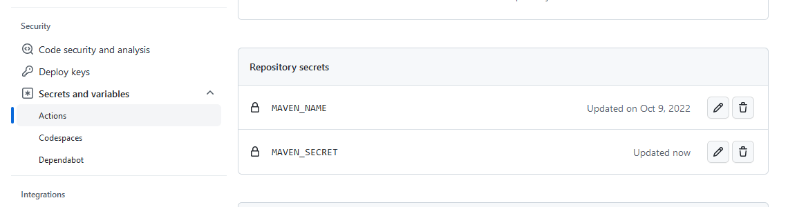 GitHub Actions :: Secret